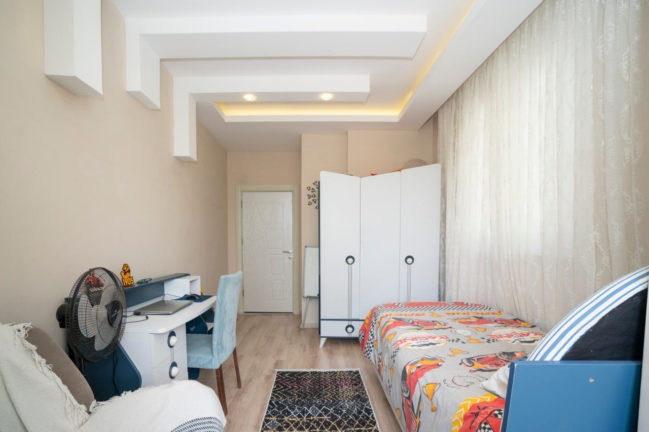 Furnished apartment 3+1 in Oba district, Alanya