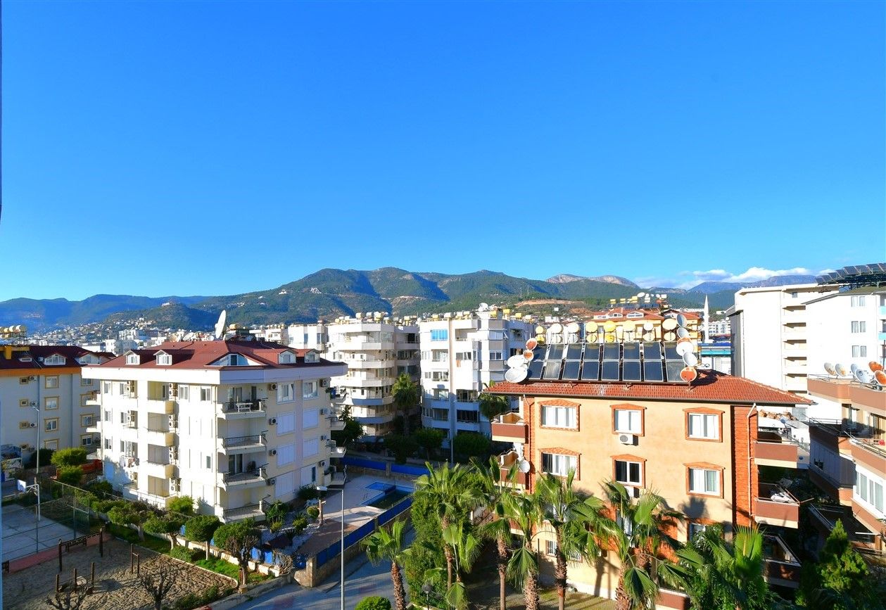 Apartment with heating floor in new residence, Alanya