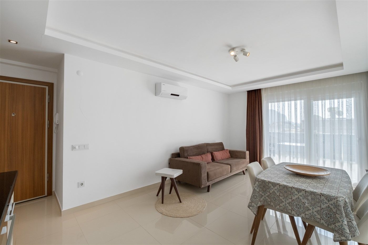 1+1 apartment with furniture, Cleopatra beach district