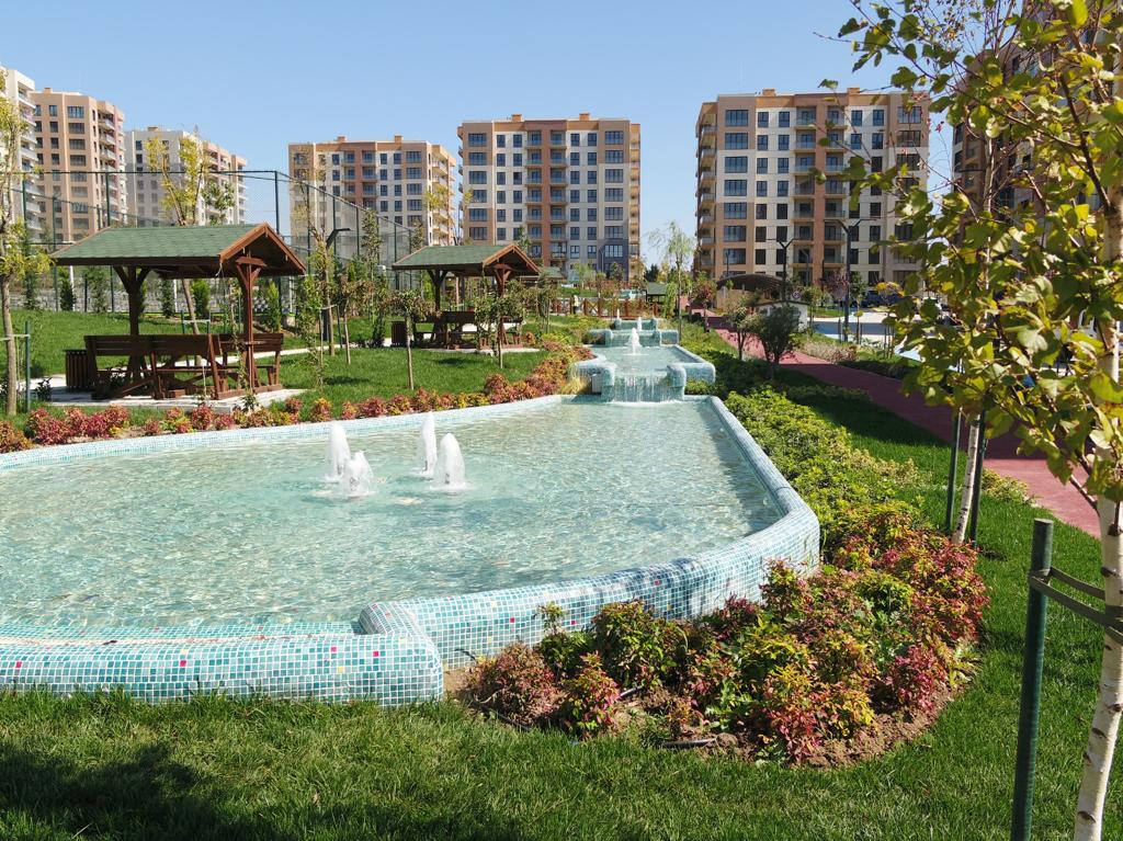 Apartments in a new residential complex, Buyukchekmeje district