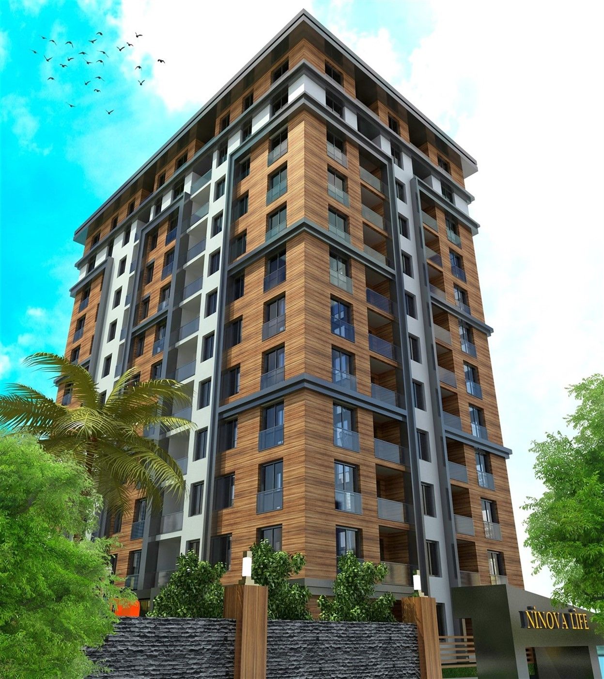 Ready apartments in the investment district of Istanbul