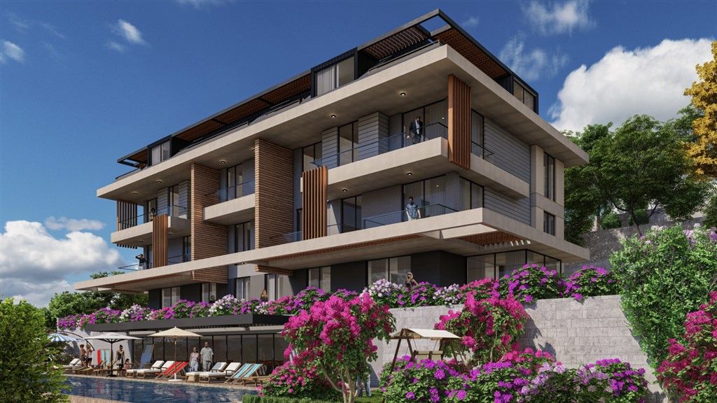 Apartments with panoramic sea views - Alanya center