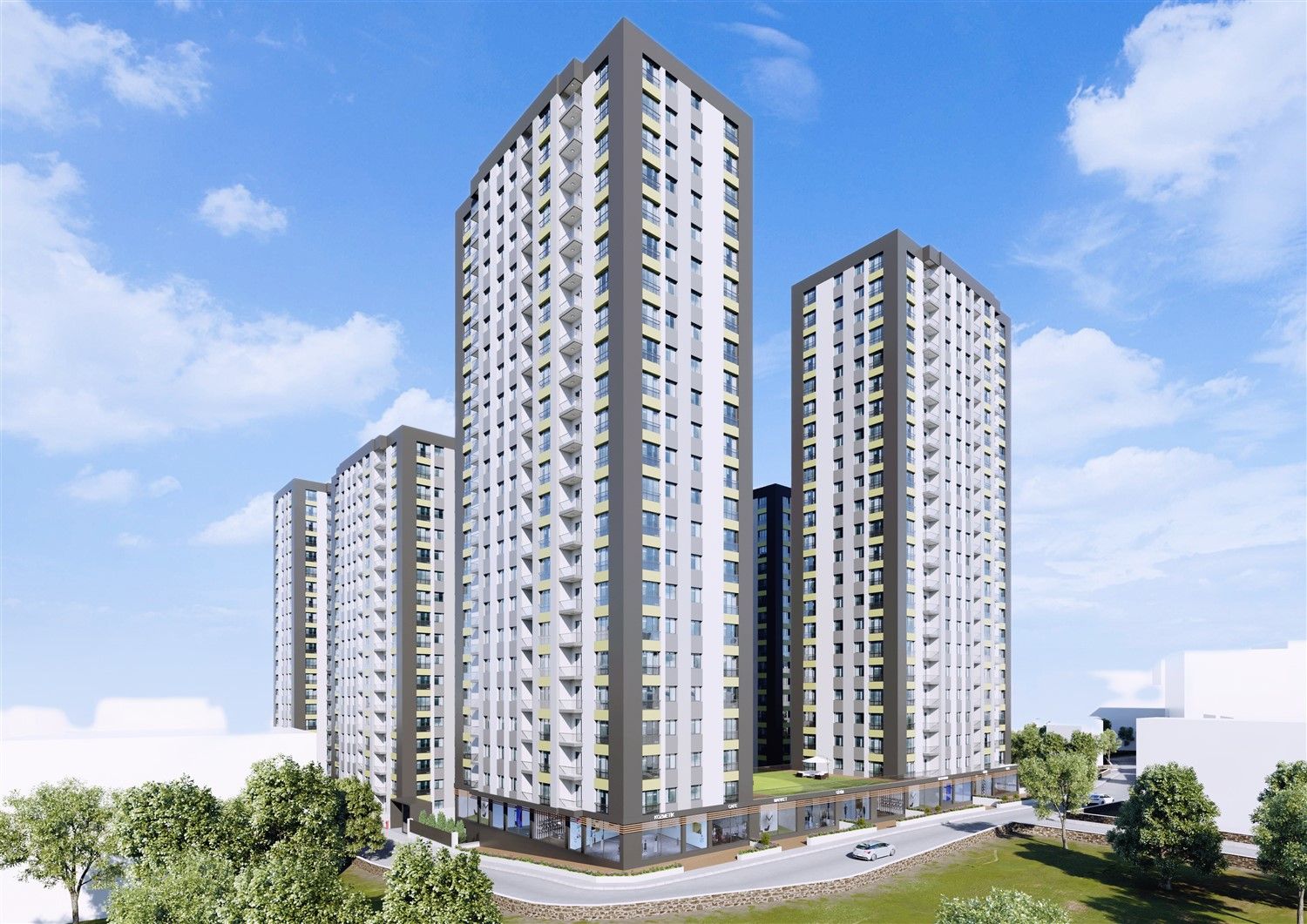 Residential complex in investment attractive district of Istanbul - Bagcilar