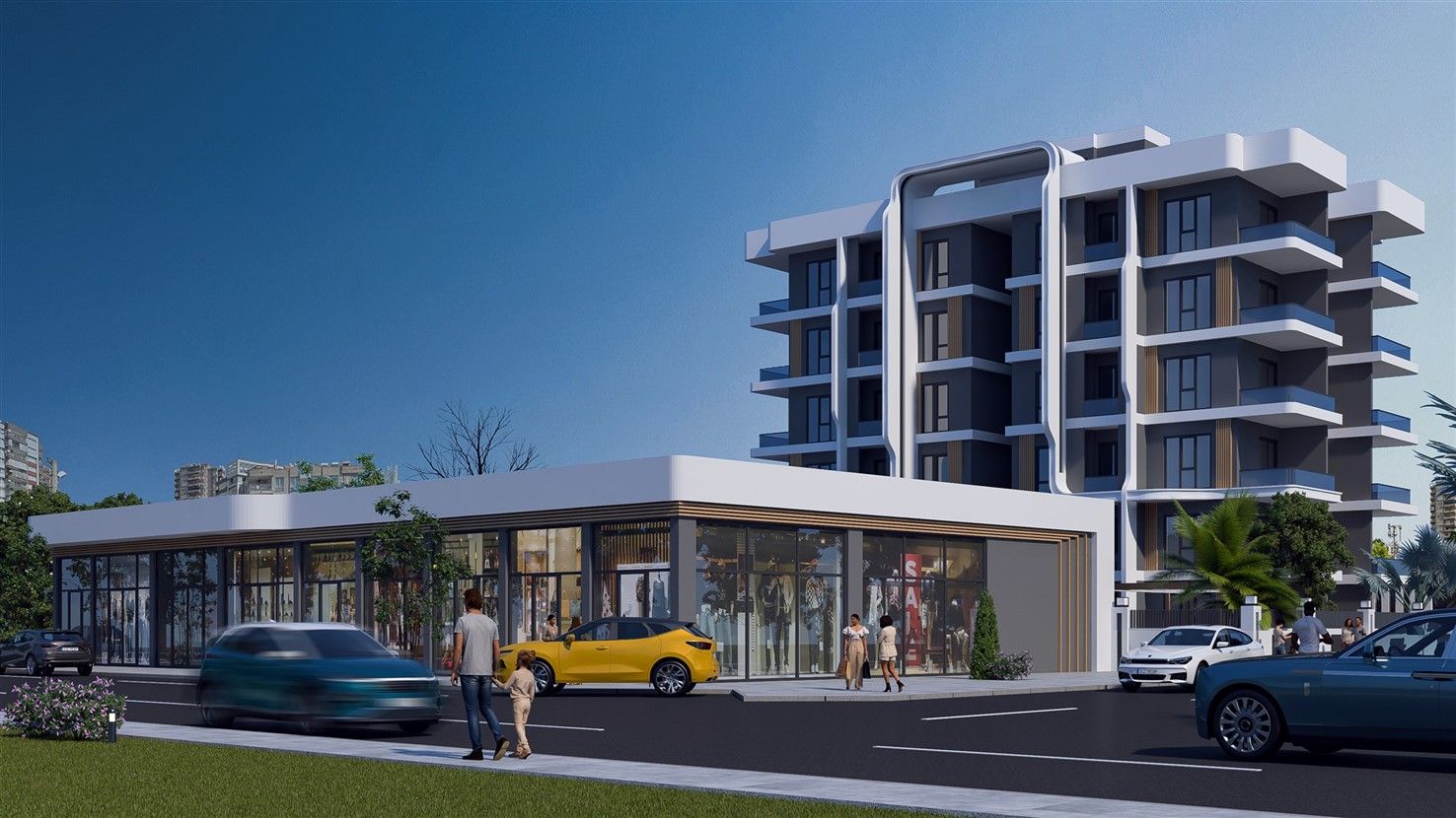 2+1 apartments in a new residential complex - Antalya, Altintash district