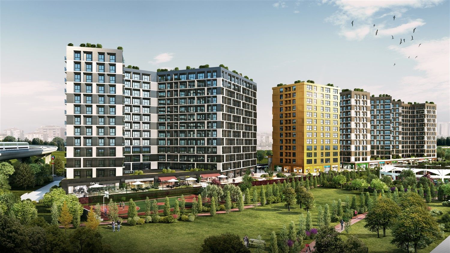 Ready-made stylish complex in Kuchukchekmeje district - Istanbul