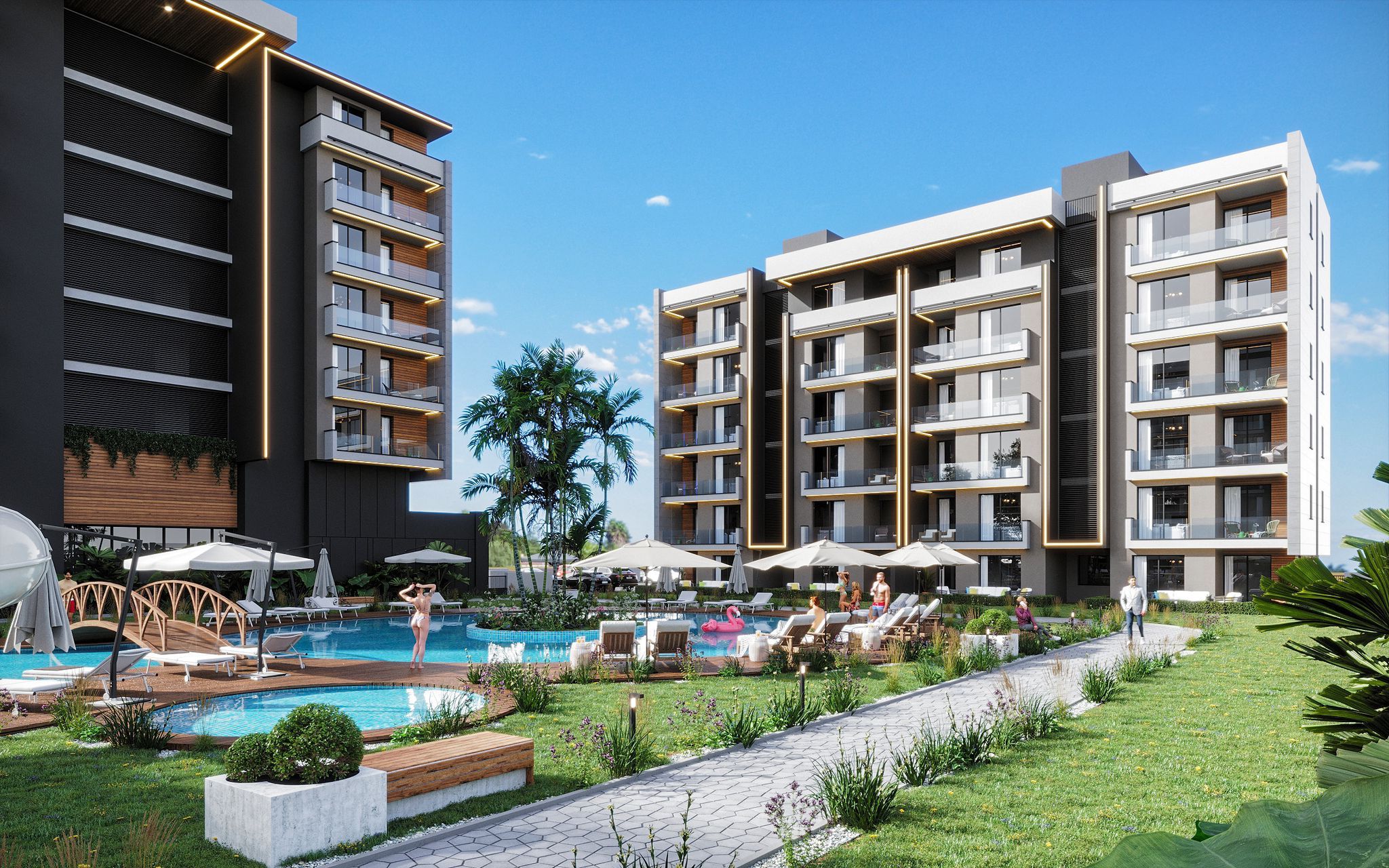 New apartments in Antalya, Kepez district