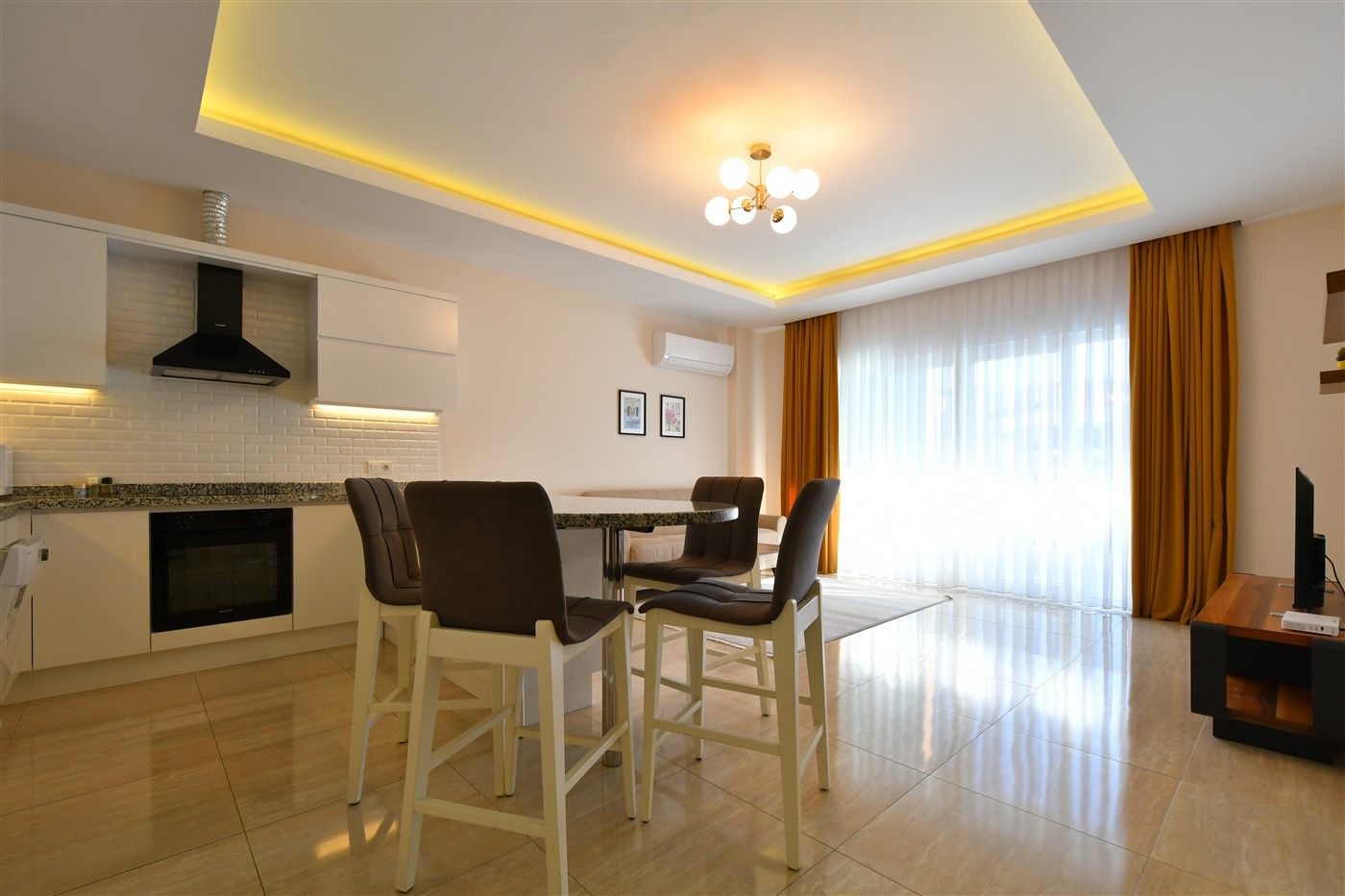 Spacious one-bedroom apartment in Mahmutlar