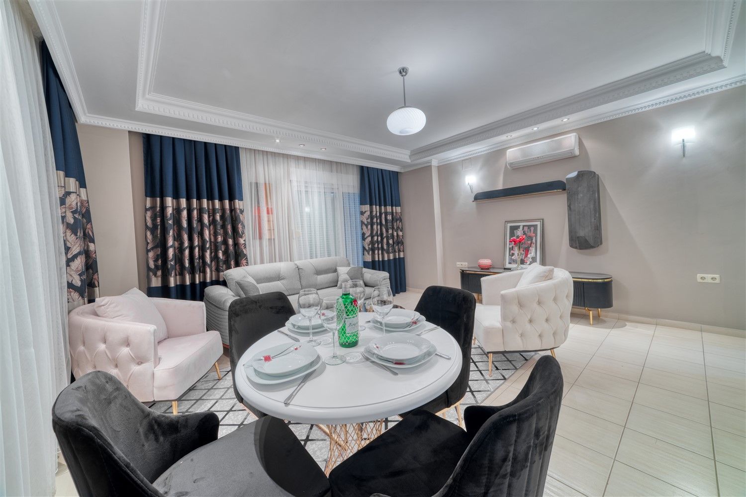 2-bedrooms apartment in cozy reisdence - Oba district, Alanya