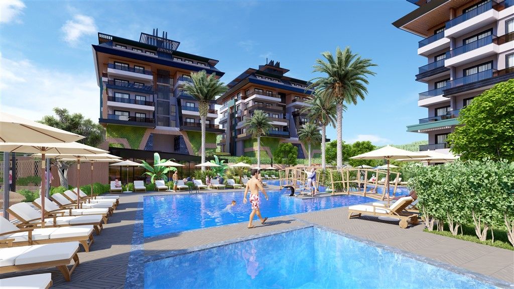 Large-scale premium complex, 100 m from sandy beaches and azure sea