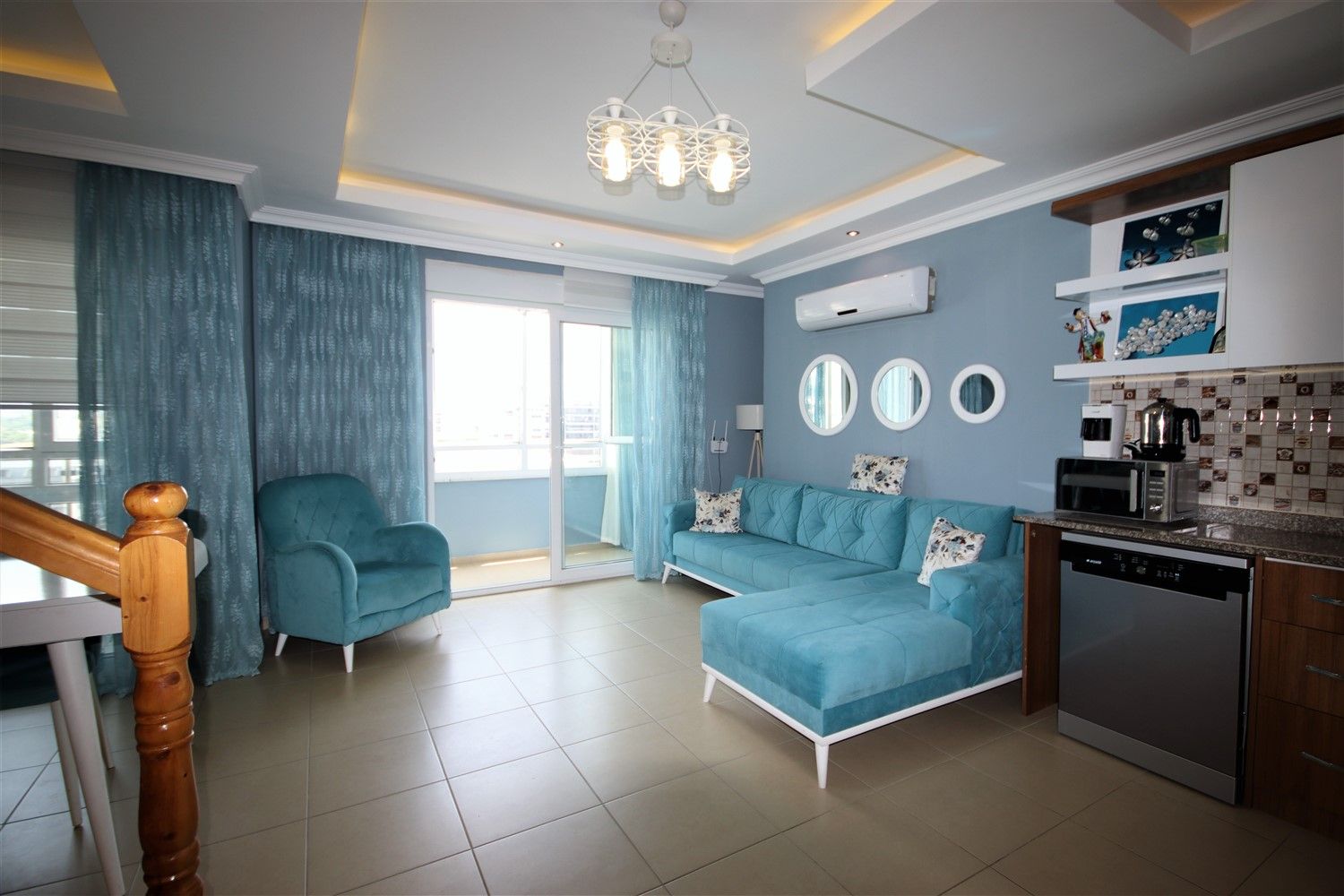 1 bedroom apartment in popular Mahmutlar district