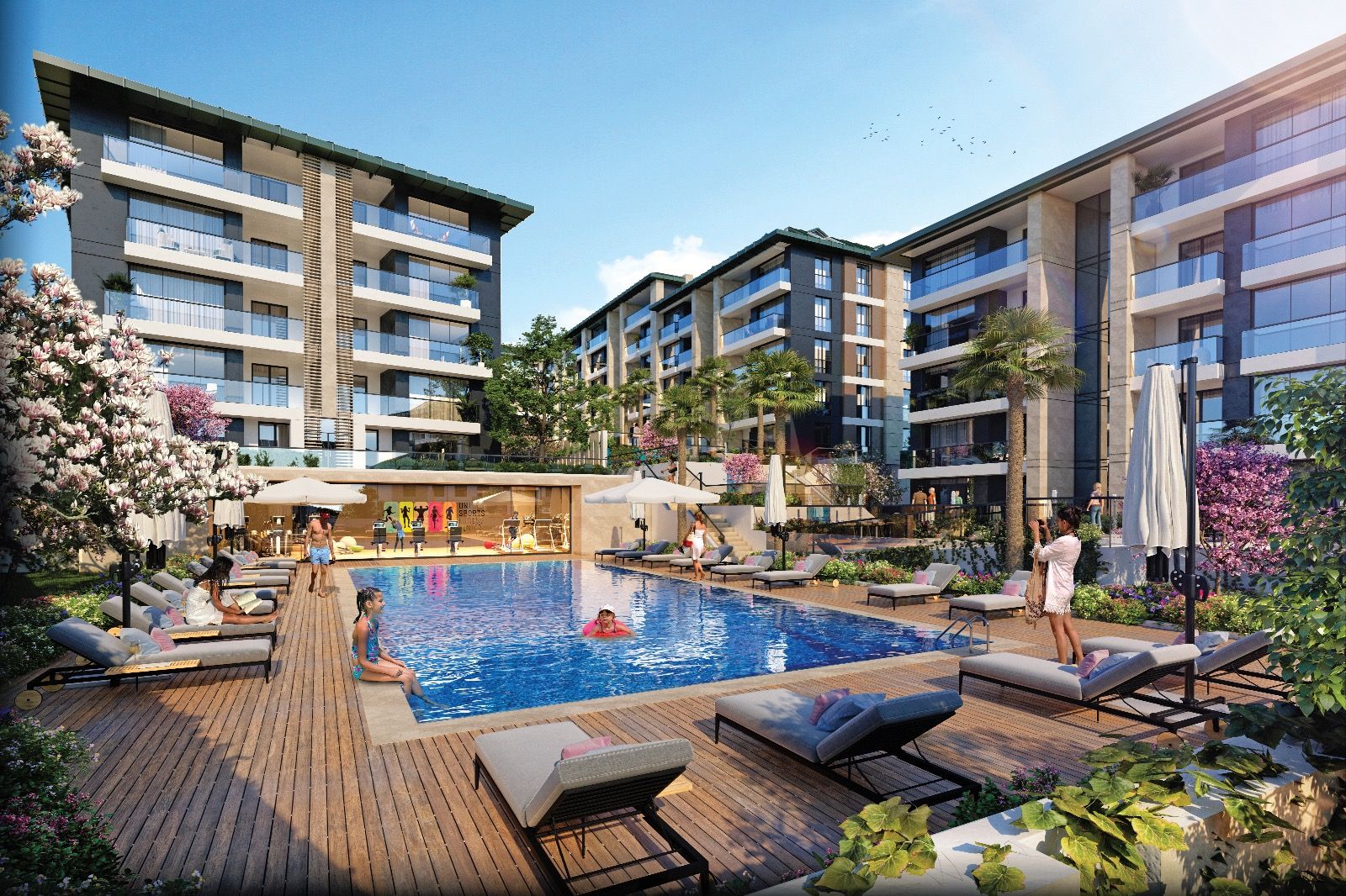 New apartments a few meters from the coast of the Marmara Sea