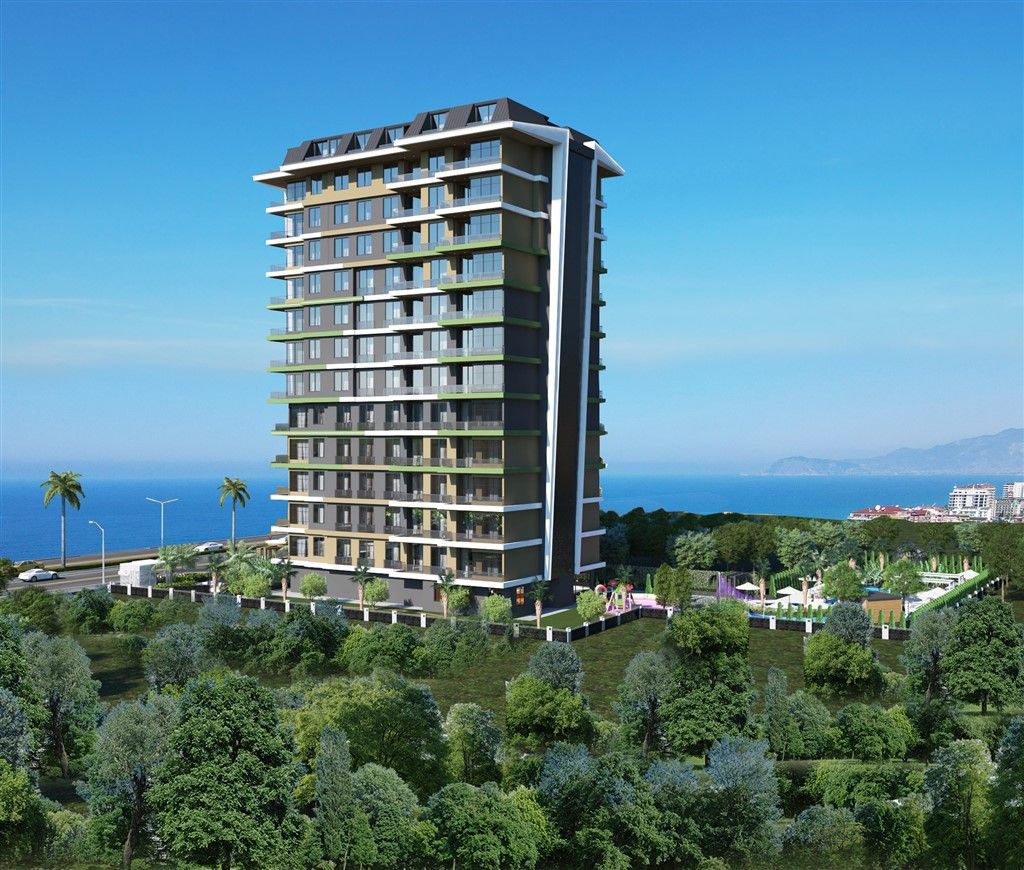 New premium complex on the 1st coastline in Mahmutlar