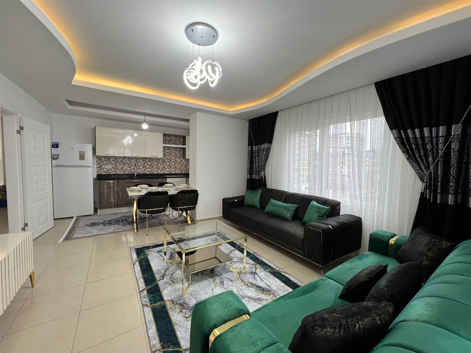 Furnished apartment 2+1 in Mahmutlar district