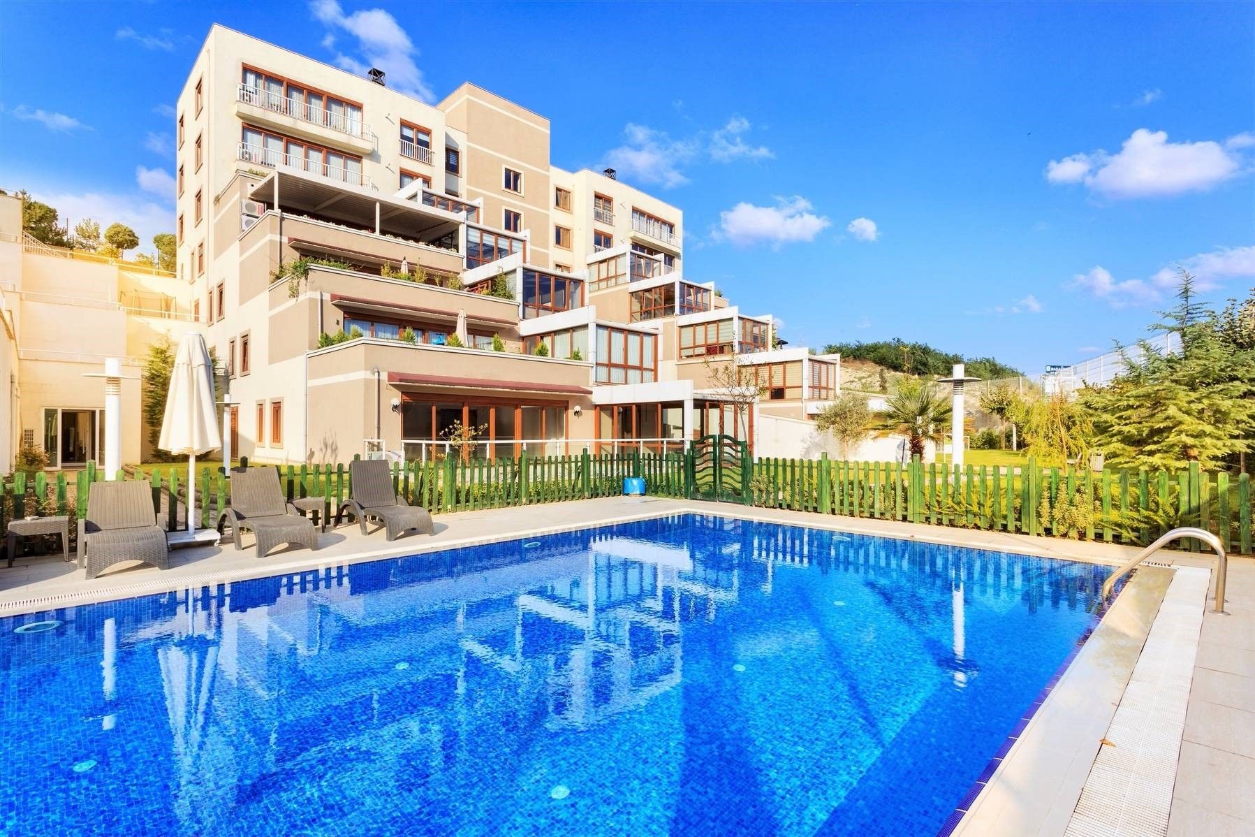 Spacious apartments with terraces in Bashakshehir, Istanbul