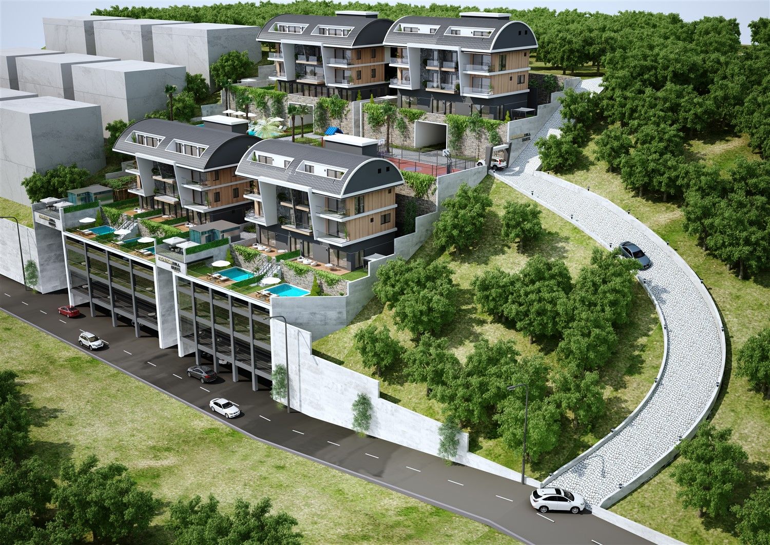 Luxury Project in a beautiful place in Alanya - Tepe district