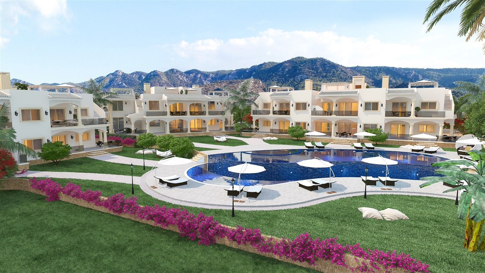 New prestigious apartments in 100 m from the sea in Northern Cyprus