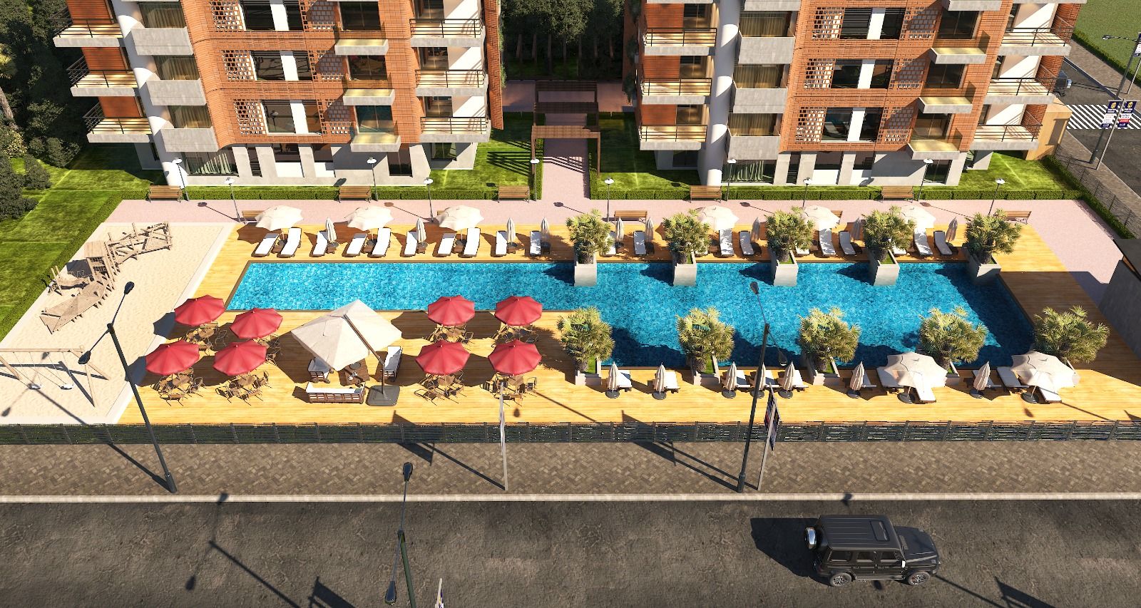 Apartments of various layouts in Doshemealti, Antalya