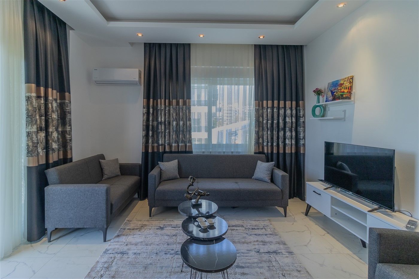 2 bedrooms apartment in new building - Alanya, Oba district