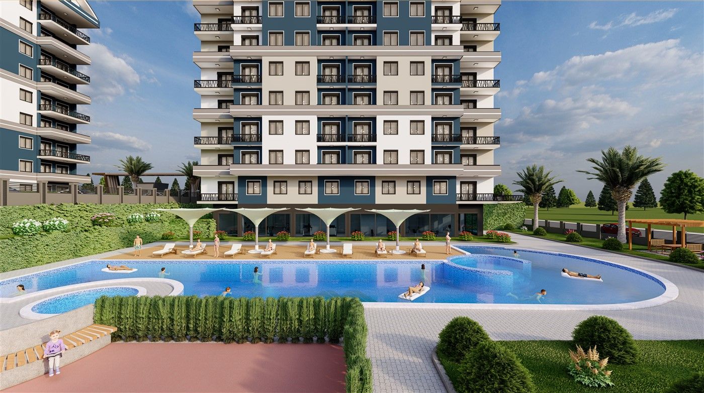 New residential complex in the promising Payallar district, Alanya