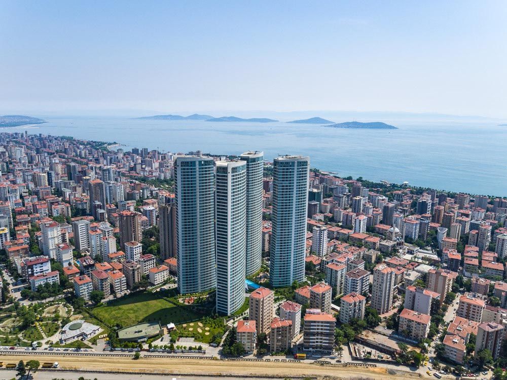 Ready for living apartments with stunning views of the Bosphorus Strait