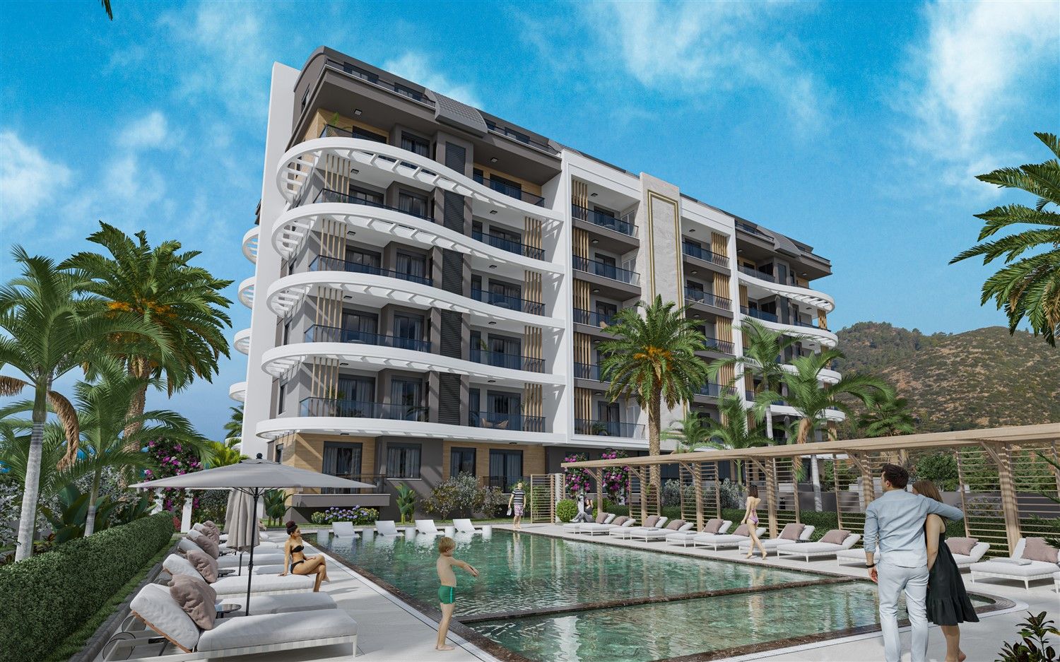 Project of residential complex within walking distance from the sea, Gazipasa