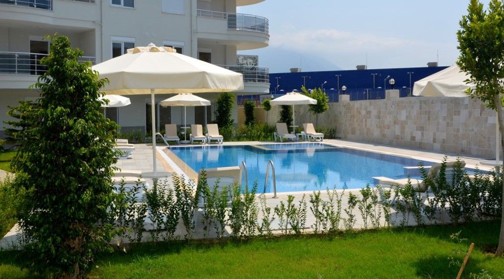 Garden duplex apartment 3+1 in Oba district, Alanya