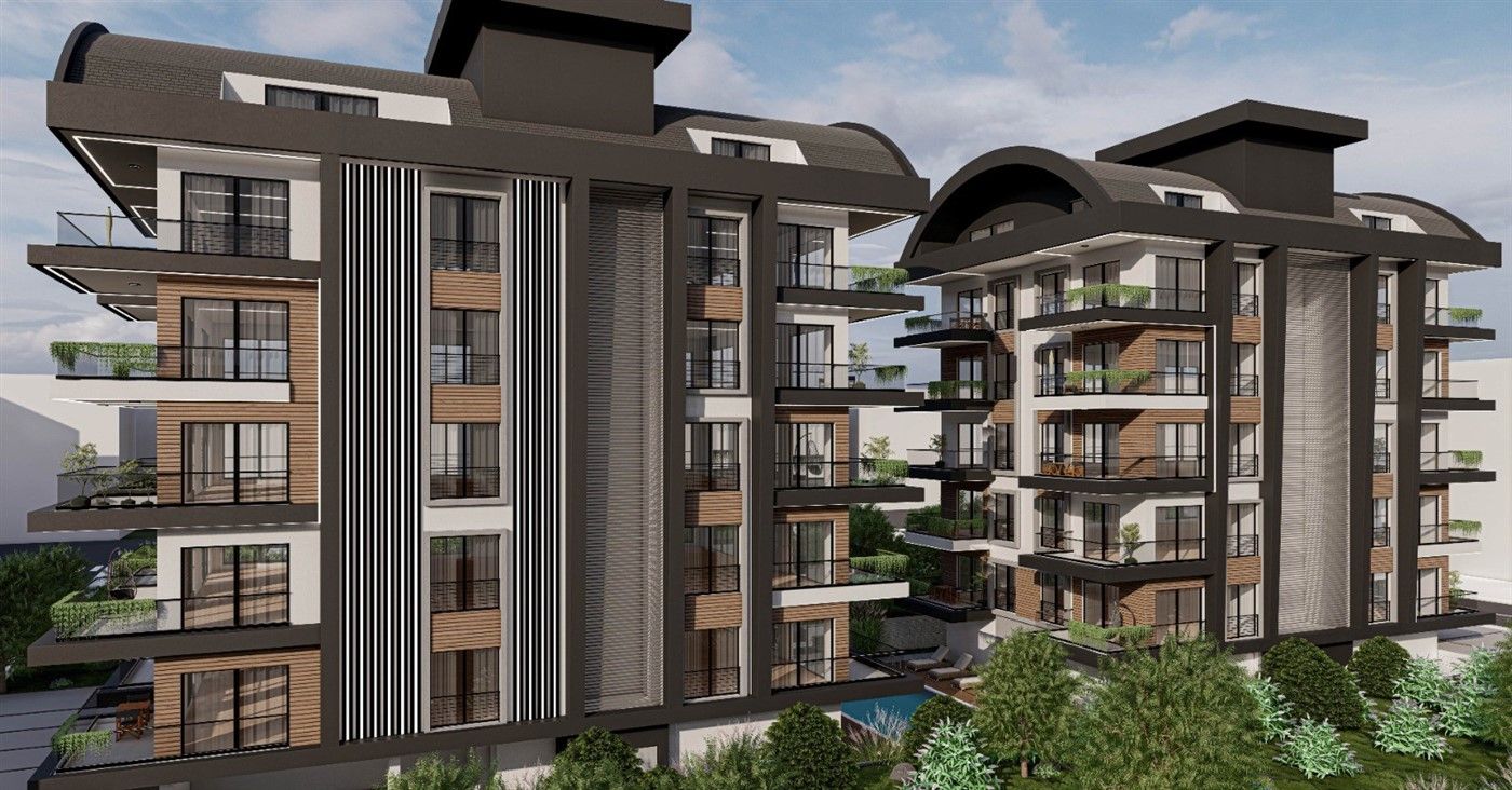 Project in the central part of popular Alanya district, Mahmutlar