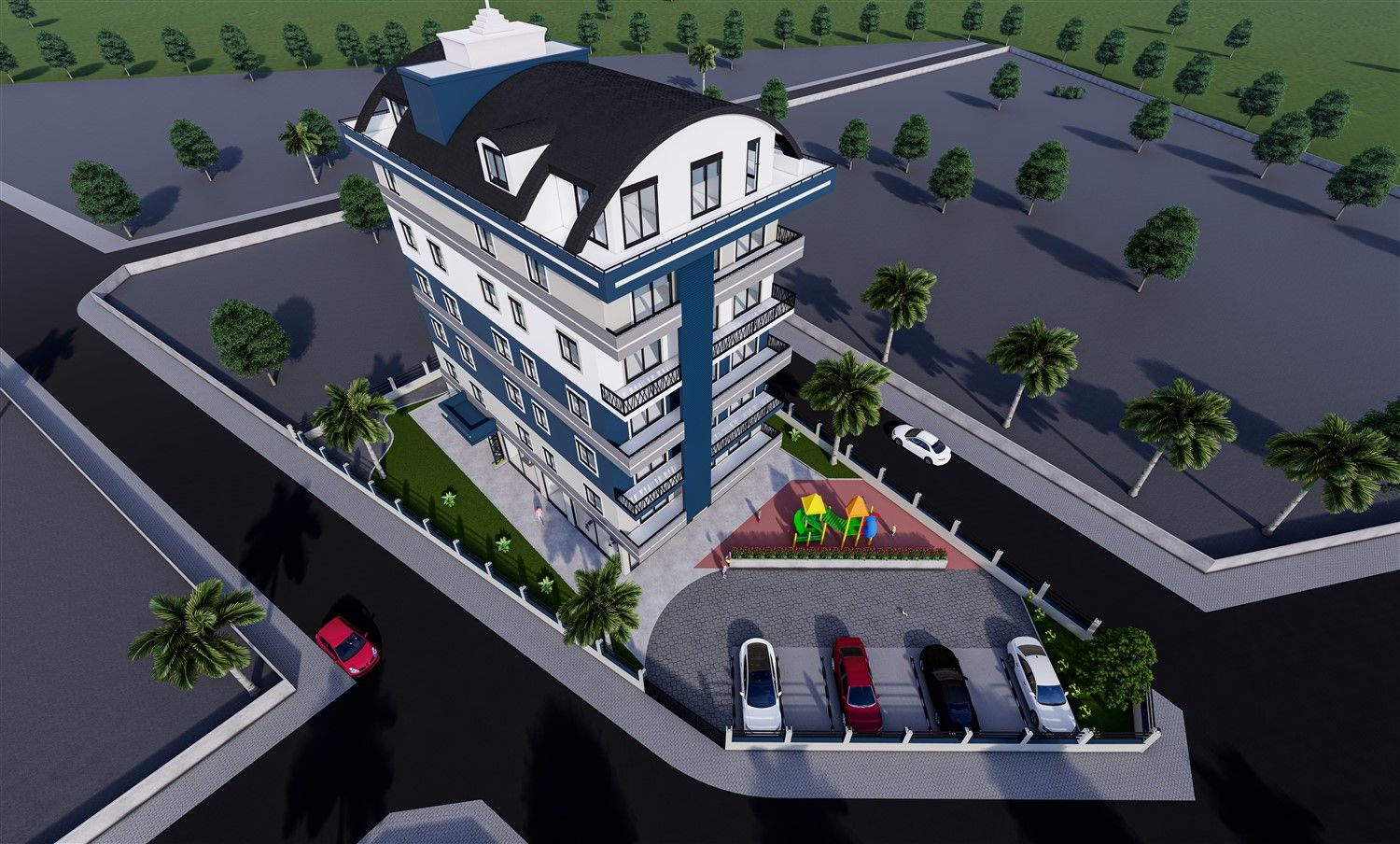 New apartments of various layouts and types in Avsallar