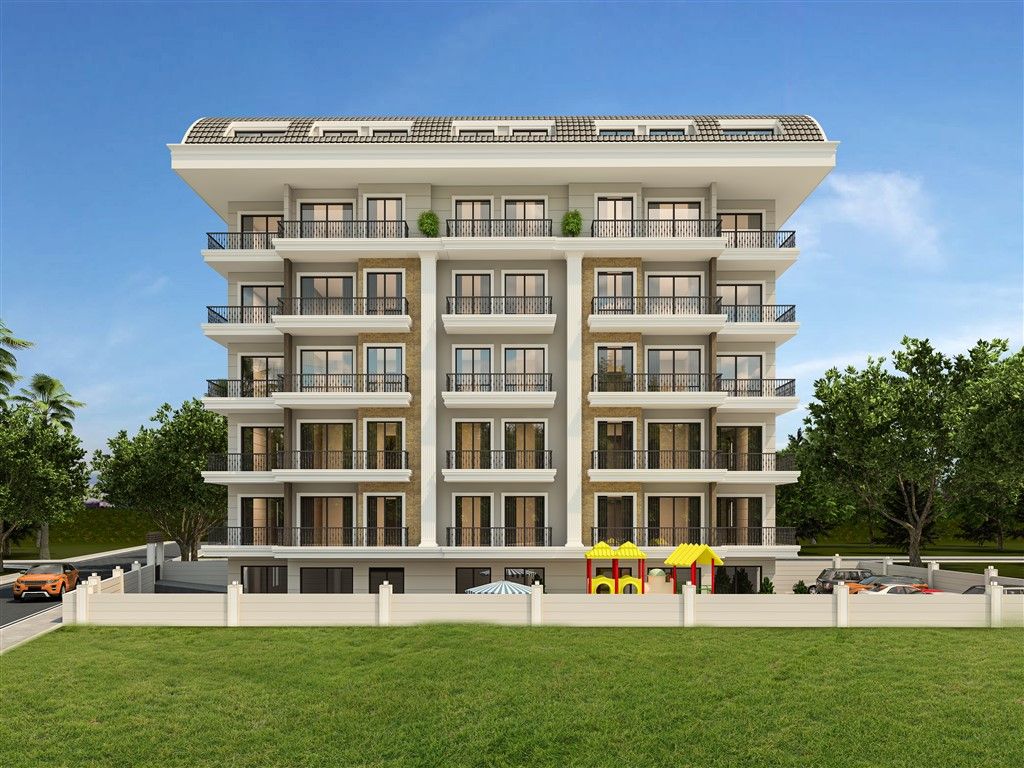 Apartments in complex under construction, Avsallar district