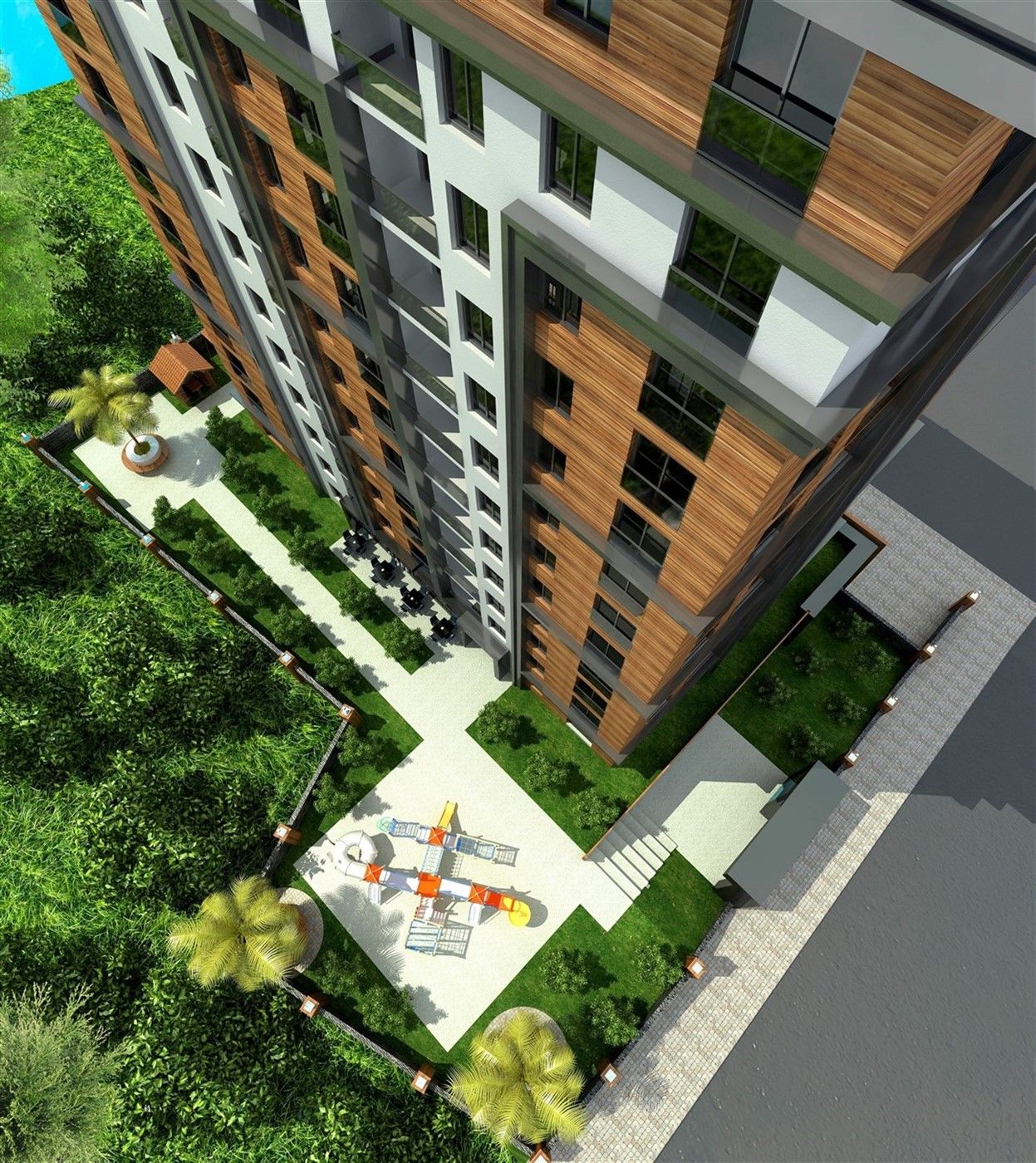 Ready apartments in the investment district of Istanbul