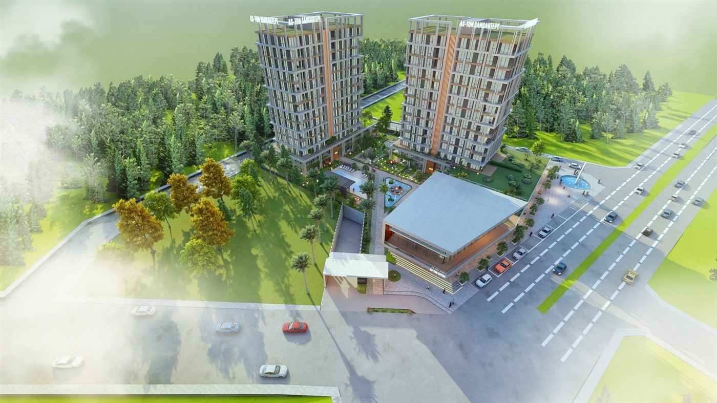 Attractive investment project surrounded by nature