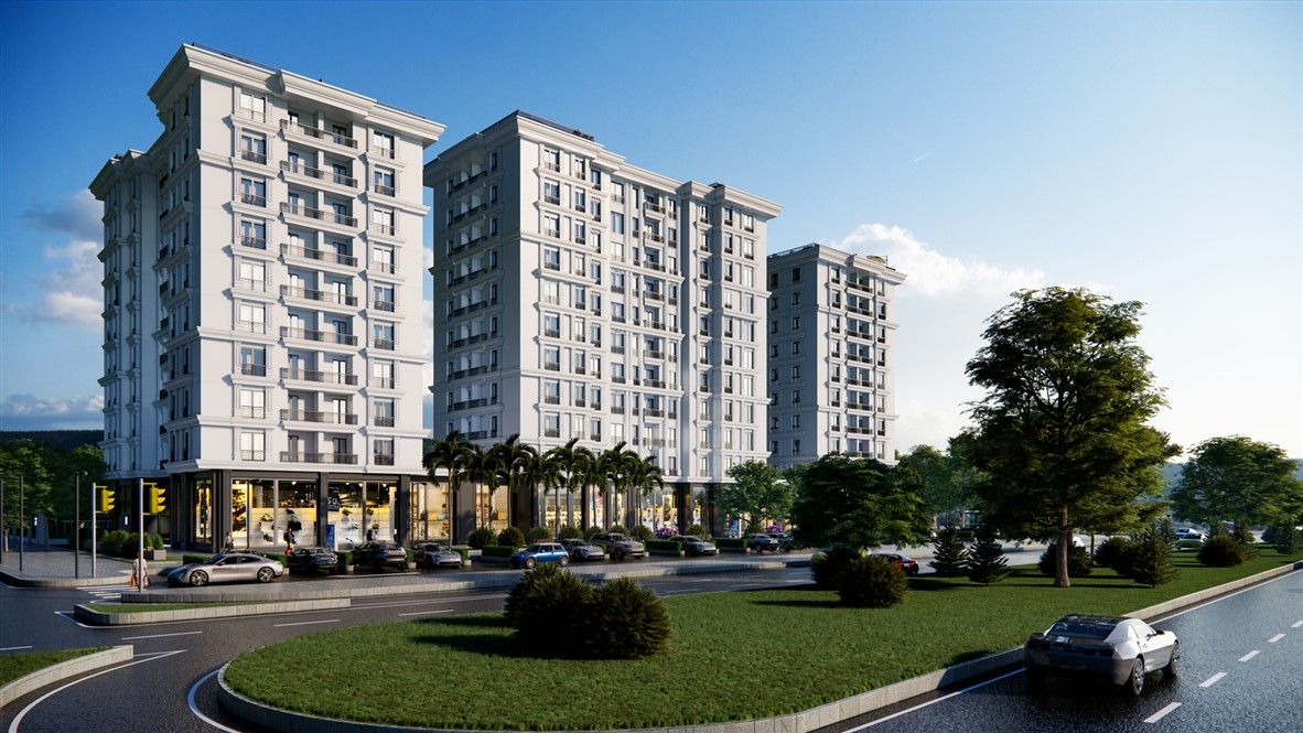 New apartments in a prospective district of Istanbul - Eyupsultan