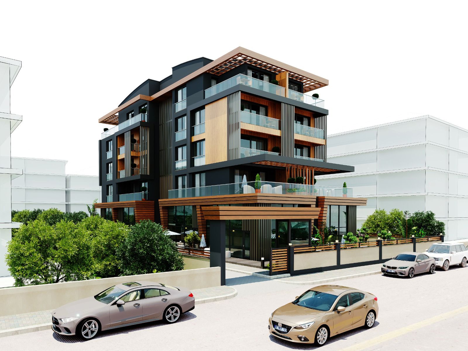 Apartments in boutique project in Antalya, Altintash district