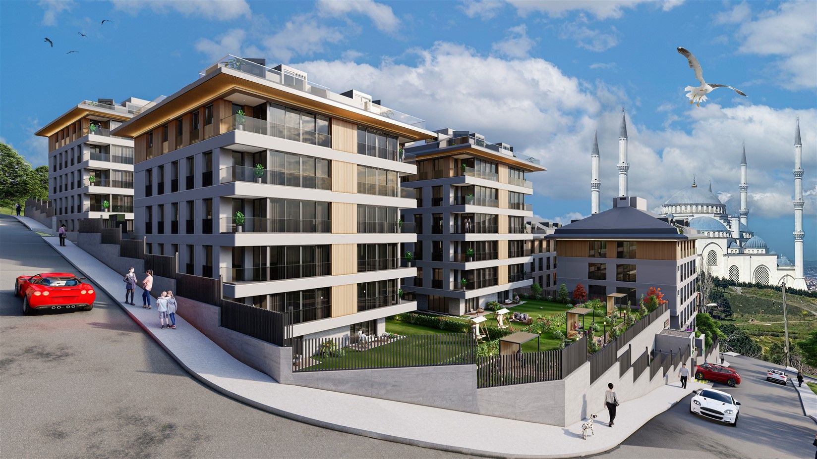Residential project close to the central points of Istanbul