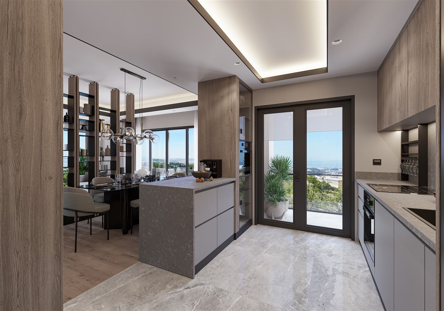 Prestigious residential complex on the Marmara Sea coast in Istanbul