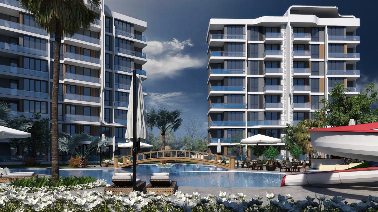 Project in the  rapidly developing district of Antalya - Altintash