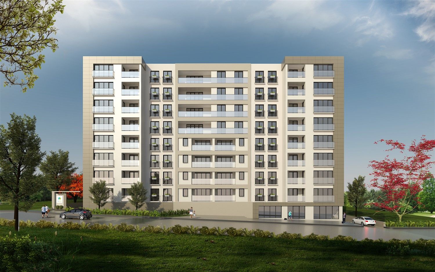 Ready for living apartments in Beylikduzu district