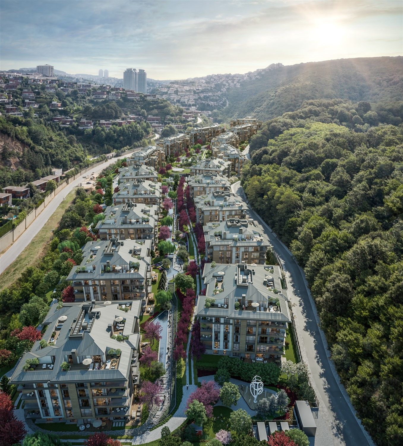 Luxury residential complex surrounded by nature - Beykoz district