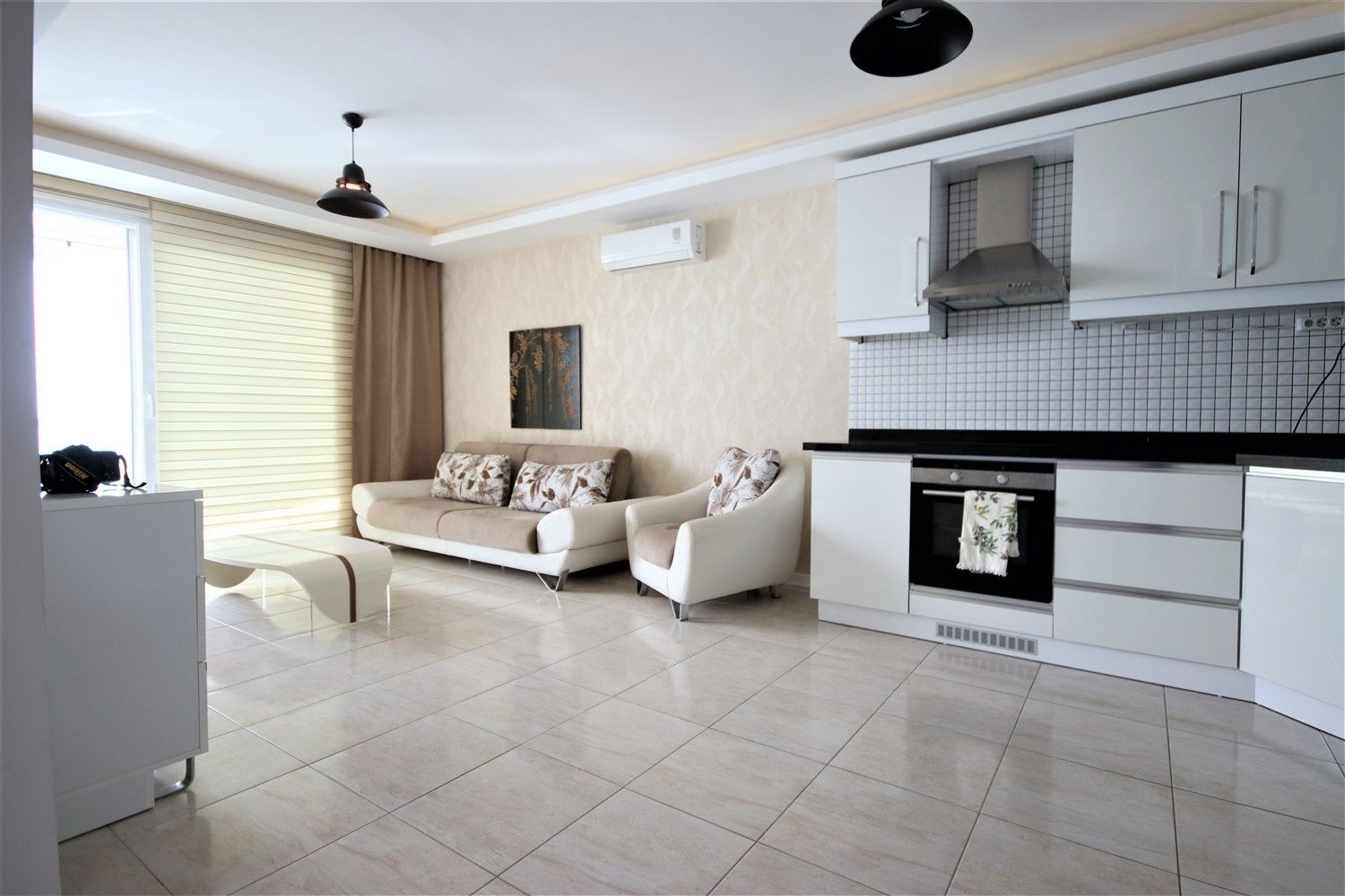 Furnished apartment 1+1 in respectable complex