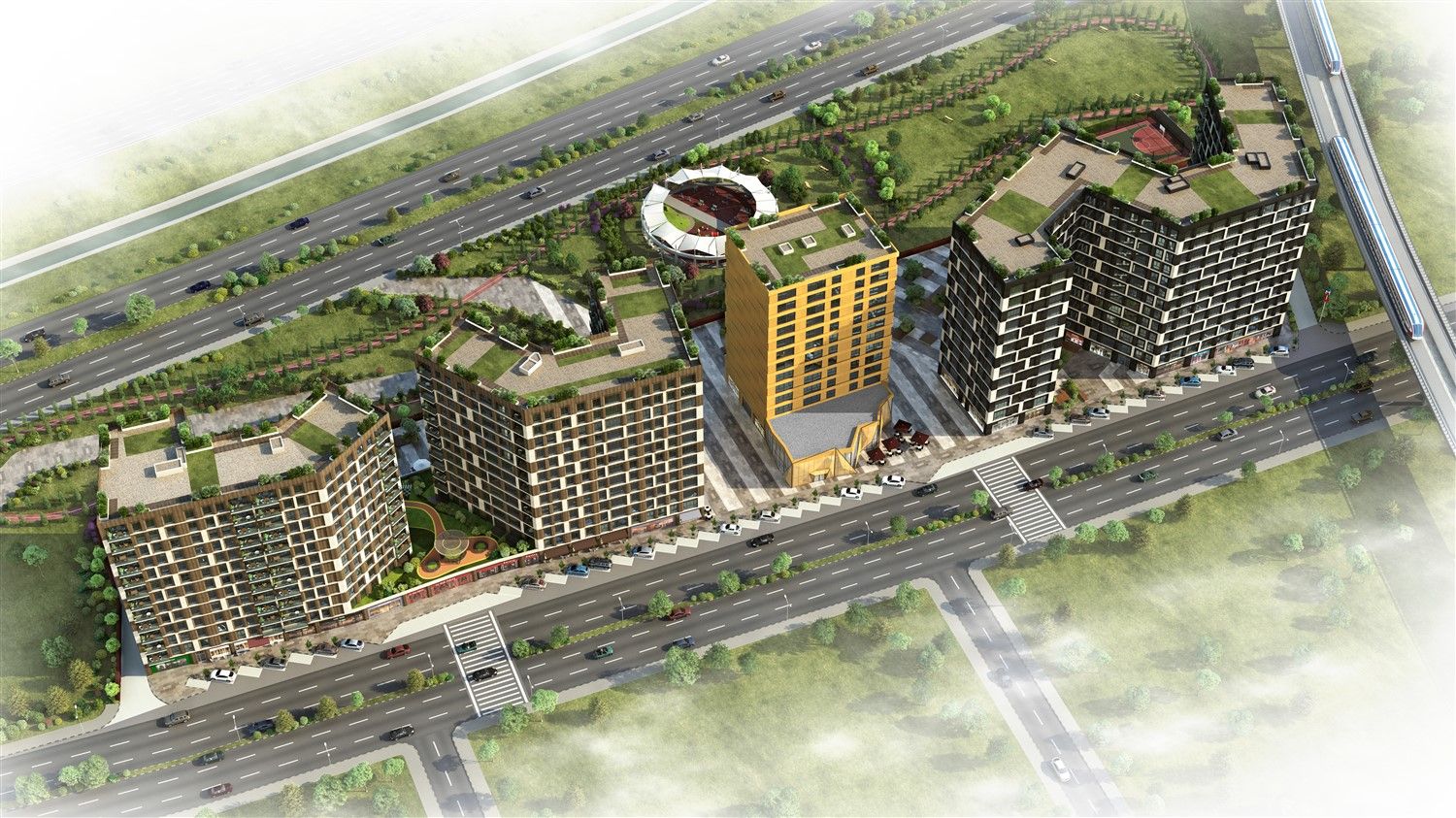 Ready-made stylish complex in Kuchukchekmeje district - Istanbul