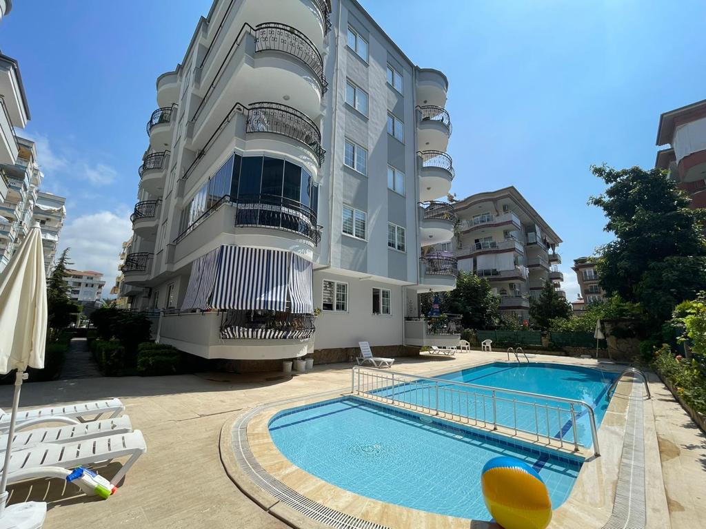 Apartment 2+1 in 350 meters from the beach in popular district Oba