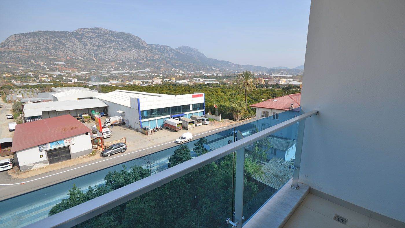 Penthouse 3+2 with mountains and infrastructure view in Kestel