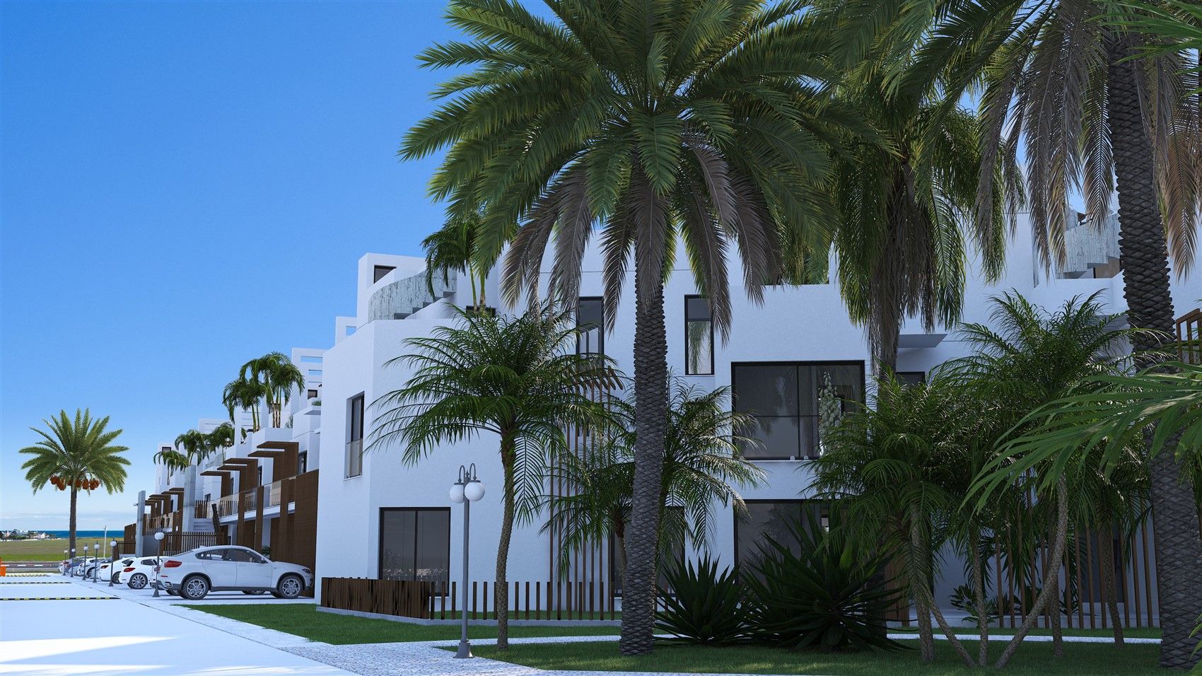 Modern residential complex in a few minutes from the sea in Northern Cyprus
