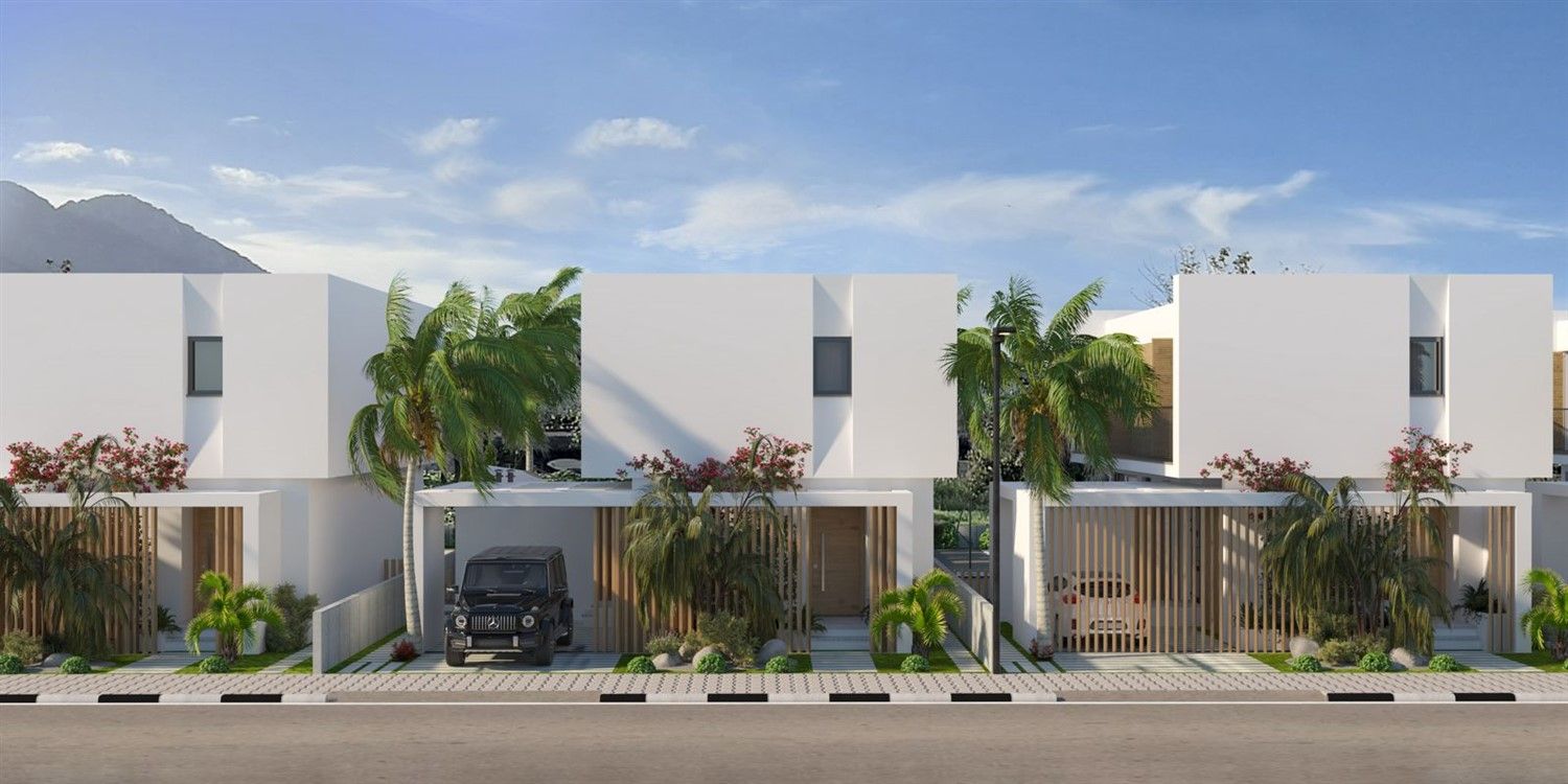 New project of luxury villas 400 meters from the sea coast of Karshiyaka