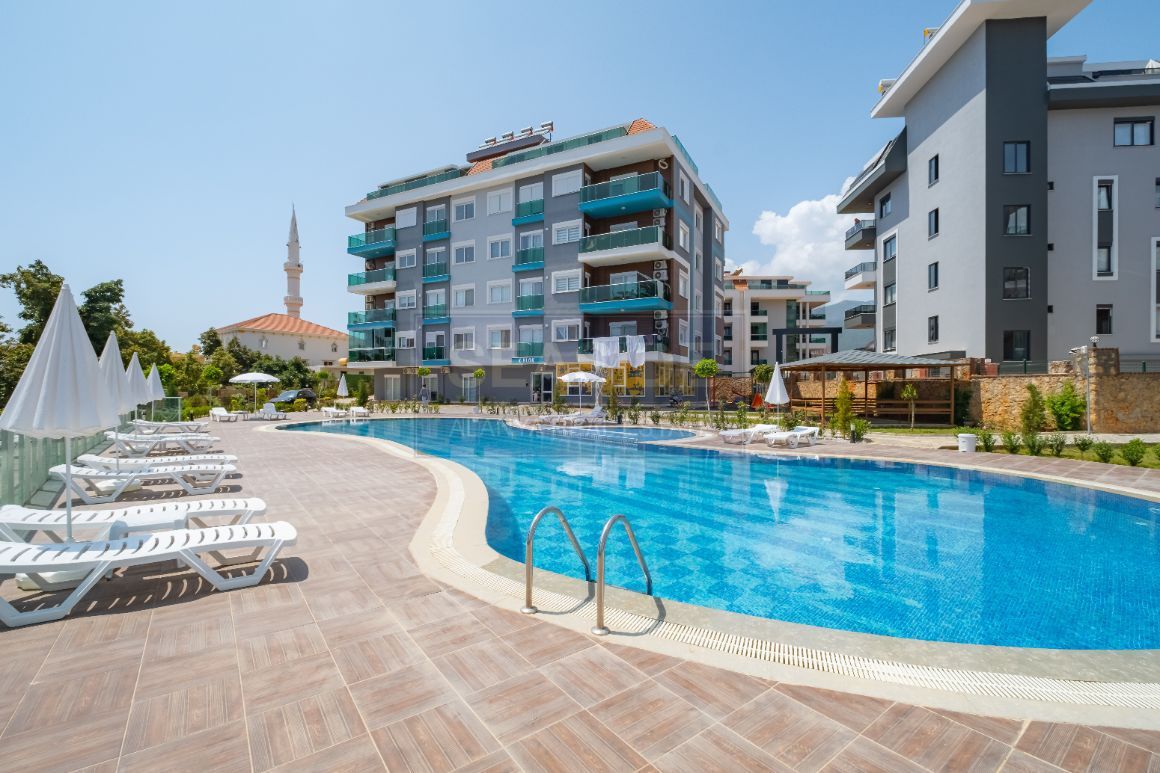 New 2-bedrooms apartment in Oba district, Alanya