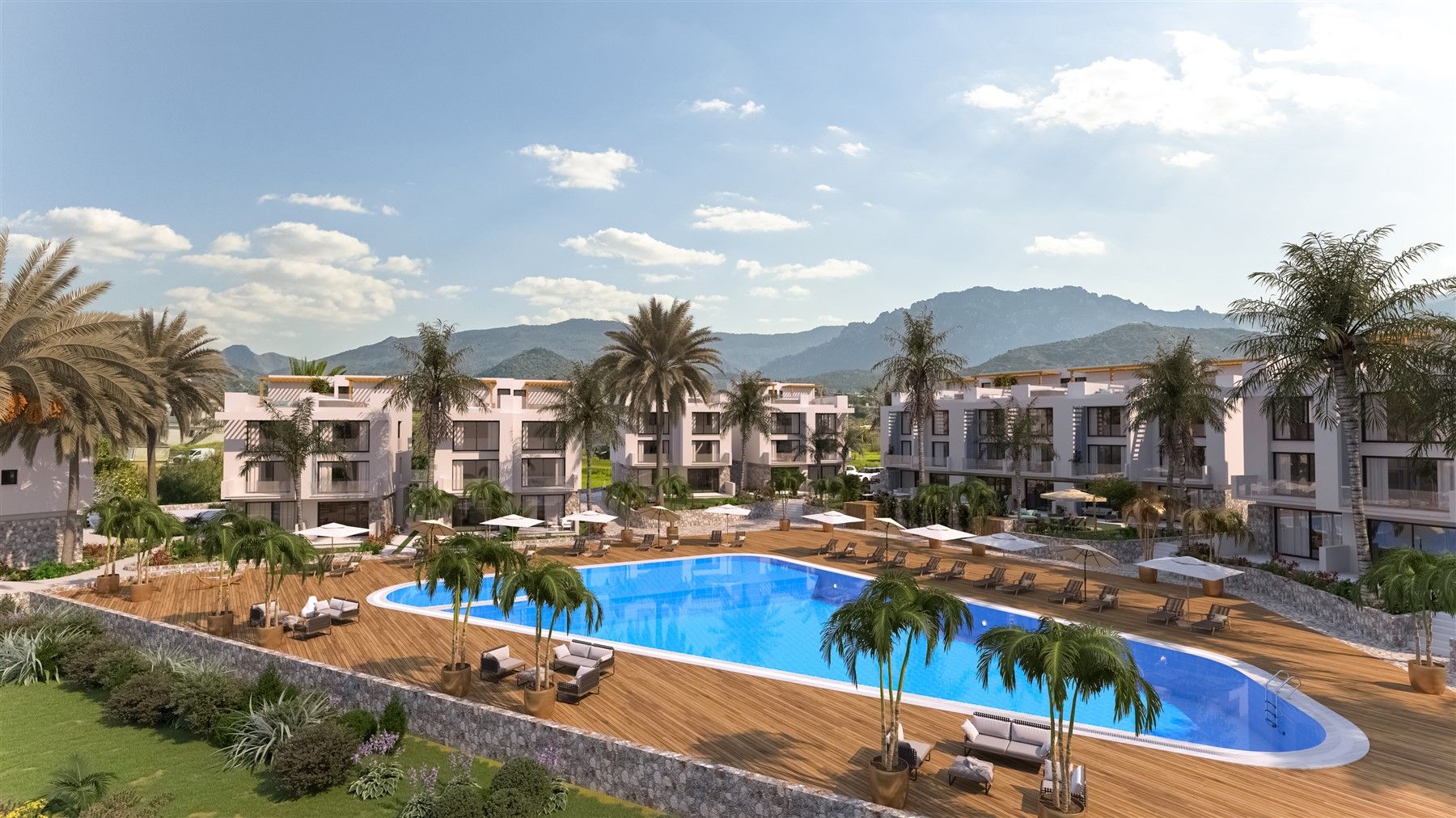 Duplex apartments in project near marina - Northern Cyprus