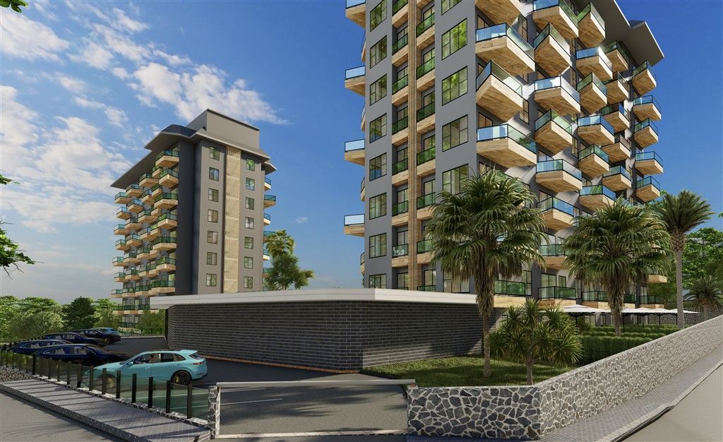 New project surrounded by pine forest - Avsallar district
