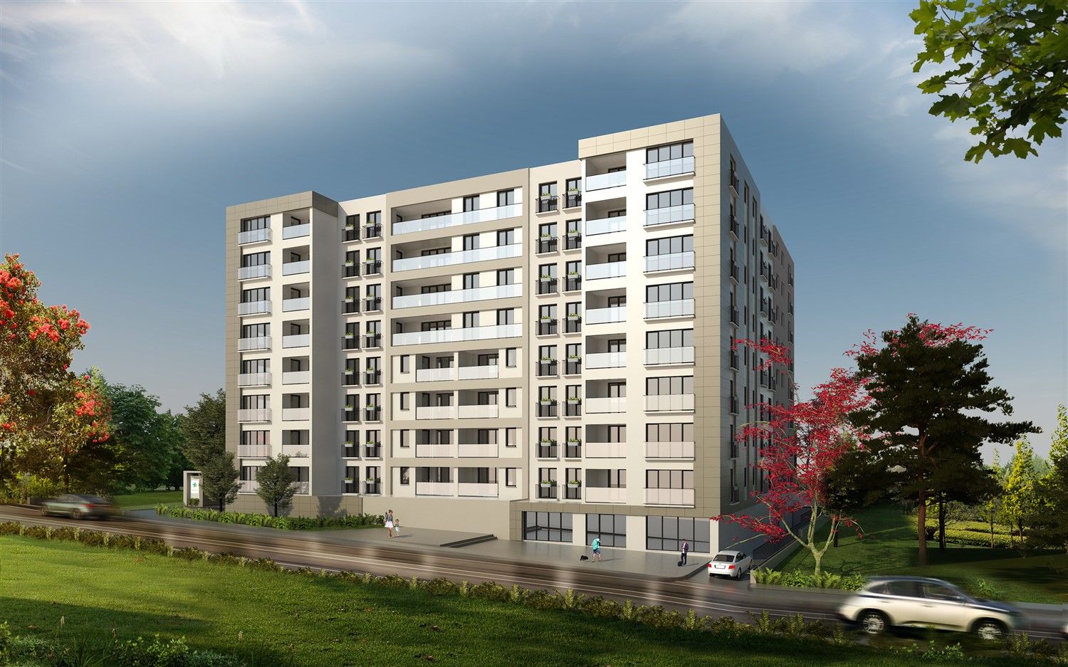 Ready for living apartments in Beylikduzu district