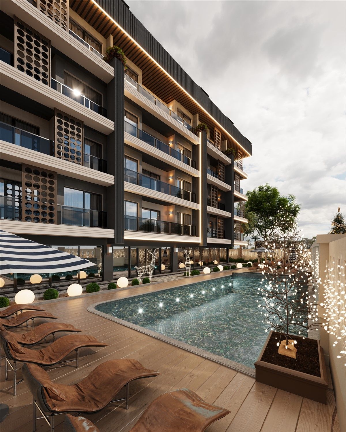 New low-rise residential project in Alanya - Oba district