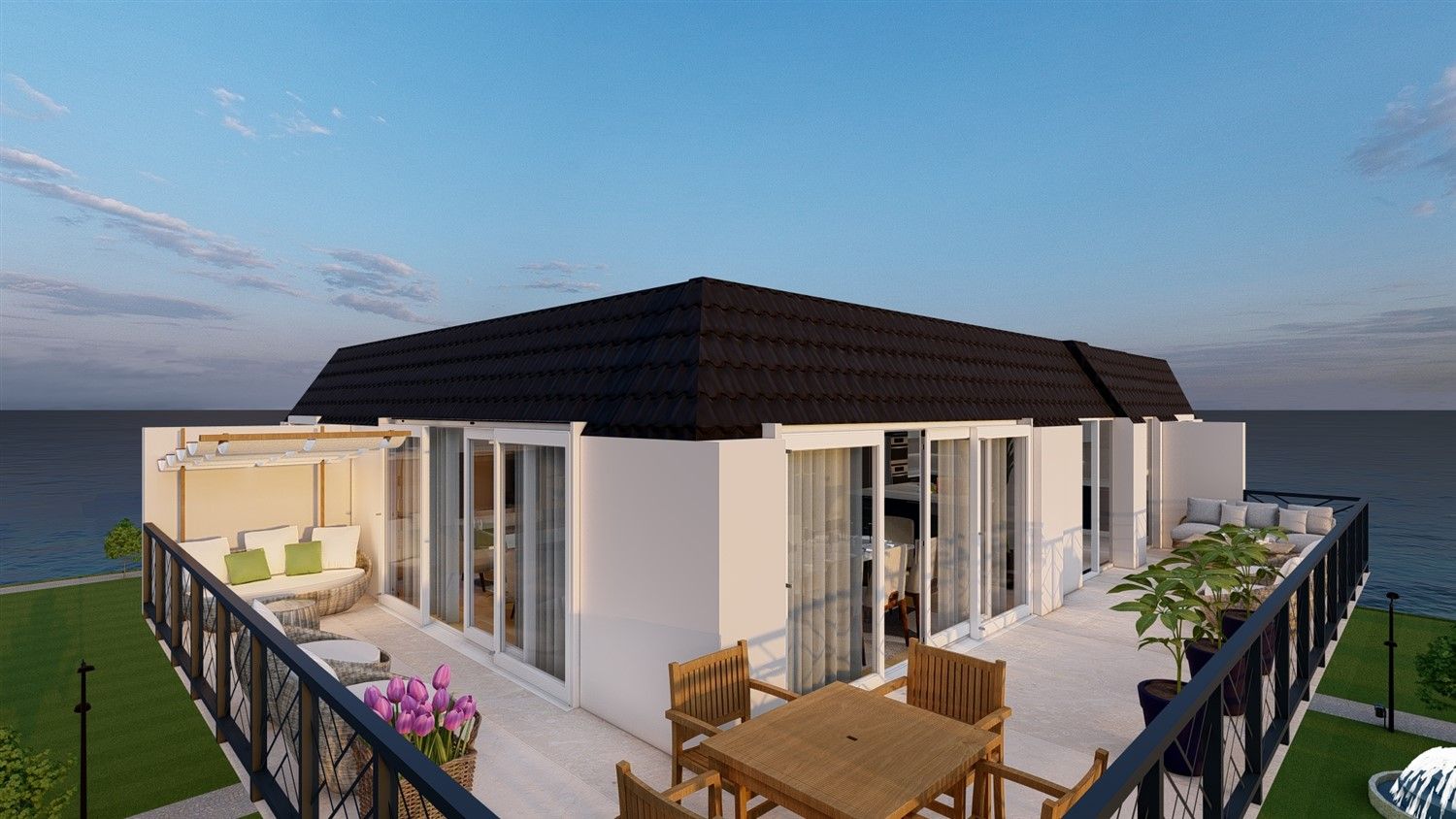 New apartments in one of the best coastal projects in Istanbul